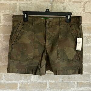 Camo shorts from Anthropologie